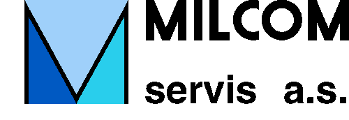 LOGO MILCOM servis a.s. - barevné